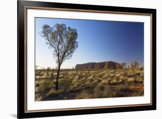 Uluru (UNESCO World Heritage Site), Uluru-Kata Tjuta National Park, Northern Territory, Australia-Ian Trower-Framed Photographic Print