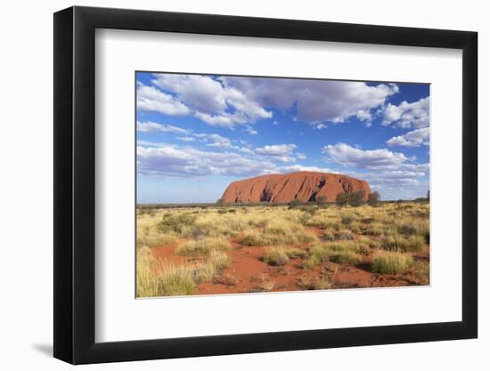 Uluru (UNESCO World Heritage Site), Uluru-Kata Tjuta National Park, Northern Territory, Australia-Ian Trower-Framed Photographic Print