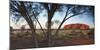 Uluru (UNESCO World Heritage Site), Uluru-Kata Tjuta National Park, Northern Territory, Australia-Ian Trower-Mounted Photographic Print