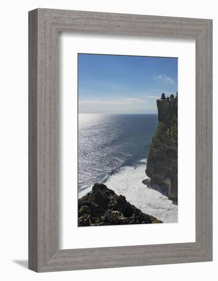 Uluwatu Temple on the Cliff, Bali Island, Indonesia-Keren Su-Framed Photographic Print