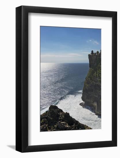 Uluwatu Temple on the Cliff, Bali Island, Indonesia-Keren Su-Framed Photographic Print