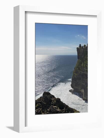 Uluwatu Temple on the Cliff, Bali Island, Indonesia-Keren Su-Framed Photographic Print