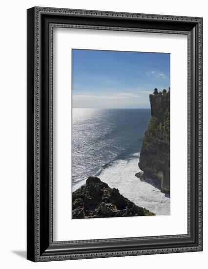 Uluwatu Temple on the Cliff, Bali Island, Indonesia-Keren Su-Framed Photographic Print