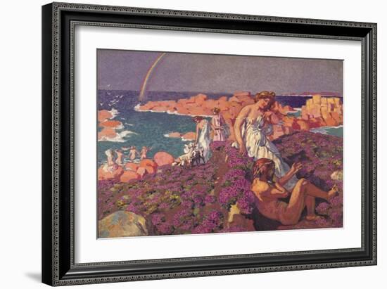 Ulysses and Calypso, 1905-Maurice Denis-Framed Giclee Print