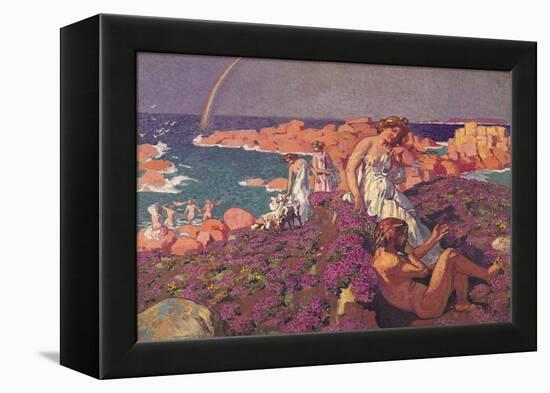 Ulysses and Calypso, 1905-Maurice Denis-Framed Premier Image Canvas