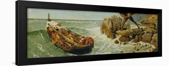 Ulysses and Polyphemus-Arnold Böcklin-Framed Giclee Print