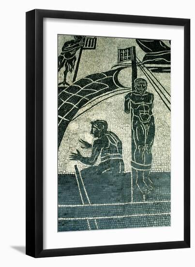 Ulysses and the sirens, 2nd century AD. Artist: Unknown-Unknown-Framed Giclee Print