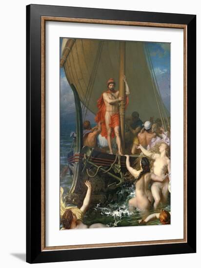 Ulysses and the Sirens-Leon-Auguste-Adolphe Belly-Framed Giclee Print