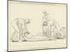 Ulysses Asleep Laid on His Own Coast by the Phaeacian Sailors-John Flaxman-Mounted Giclee Print