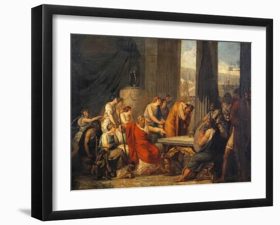 Ulysses at Court of Alcinous-Francesco Hayez-Framed Giclee Print