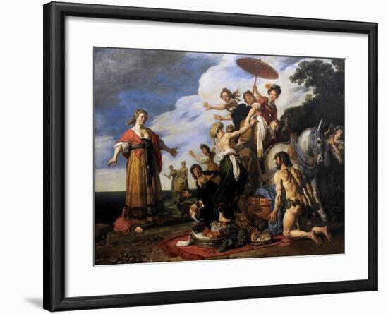 Ulysses before Nausicaa, 1619-Pieter Lastman-Framed Giclee Print