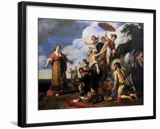 Ulysses before Nausicaa, 1619-Pieter Lastman-Framed Giclee Print