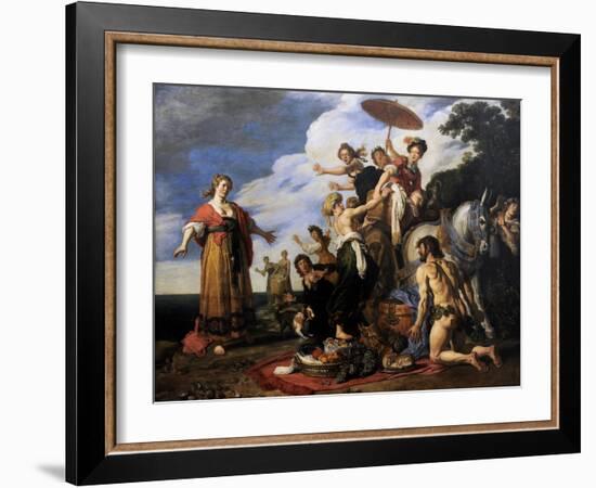 Ulysses before Nausicaa, 1619-Pieter Lastman-Framed Giclee Print