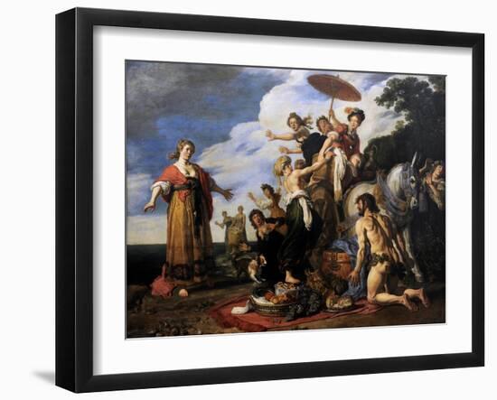 Ulysses before Nausicaa, 1619-Pieter Lastman-Framed Giclee Print