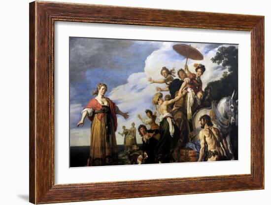 Ulysses before Nausicaa, 1619-Pieter Lastman-Framed Giclee Print