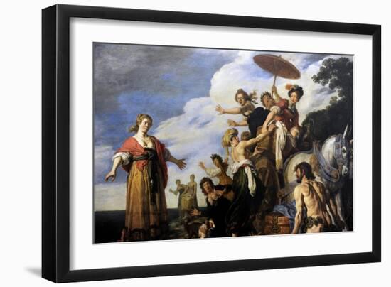 Ulysses before Nausicaa, 1619-Pieter Lastman-Framed Giclee Print