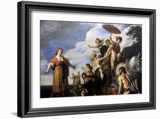 Ulysses before Nausicaa, 1619-Pieter Lastman-Framed Giclee Print