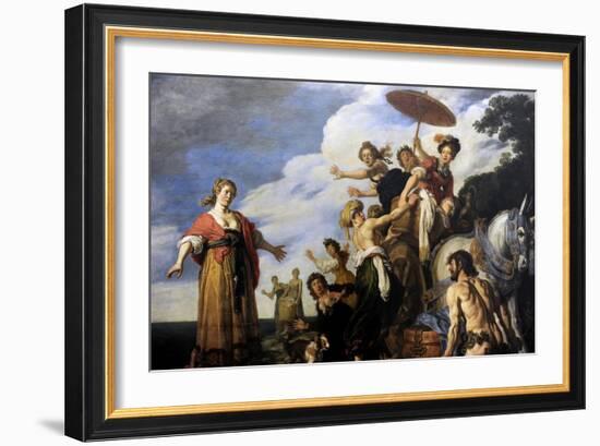 Ulysses before Nausicaa, 1619-Pieter Lastman-Framed Giclee Print