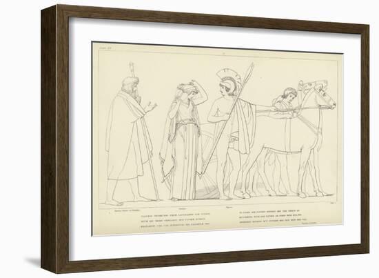 Ulysses Departing from Lacedaemon for Ithaca-John Flaxman-Framed Giclee Print