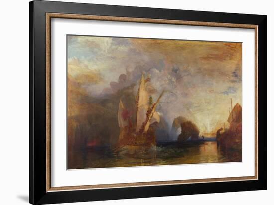 Ulysses Deriding Polyphemus, 1829-JMW Turner-Framed Giclee Print