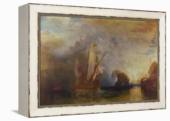 Ulysses Deriding Polyphemus, 1829-J. M. W. Turner-Framed Premier Image Canvas