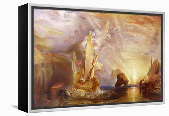 Ulysses Deriding Polyphemus-JMW Turner-Framed Premier Image Canvas