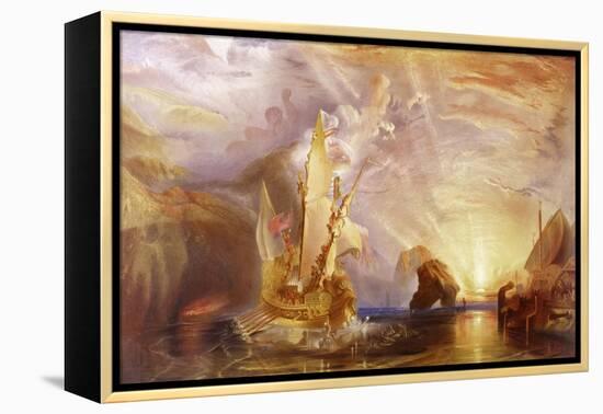 Ulysses Deriding Polyphemus-JMW Turner-Framed Premier Image Canvas