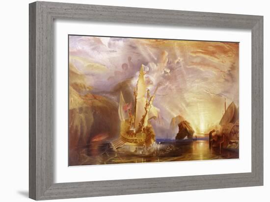 Ulysses Deriding Polyphemus-JMW Turner-Framed Giclee Print