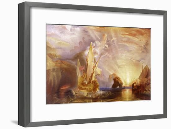 Ulysses Deriding Polyphemus-JMW Turner-Framed Giclee Print