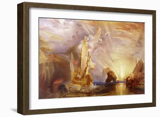 Ulysses Deriding Polyphemus-JMW Turner-Framed Giclee Print