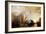 Ulysses flees with his companions, while Polyphem throws rocks at their ships without hitting them.-Joseph Mallord William Turner-Framed Giclee Print