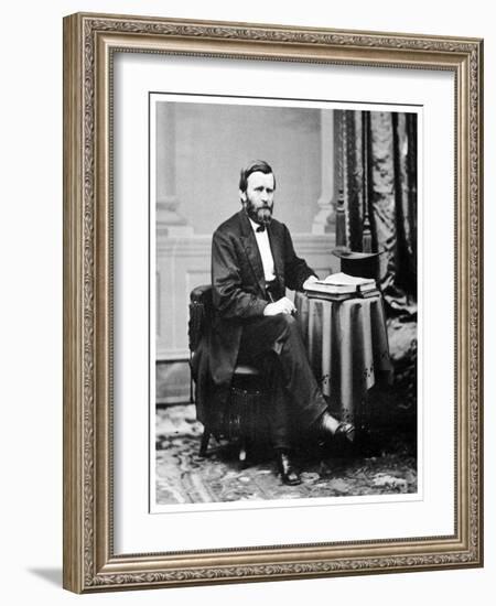 Ulysses S Grant, 18th President of the United States, C1869-MATHEW B BRADY-Framed Giclee Print