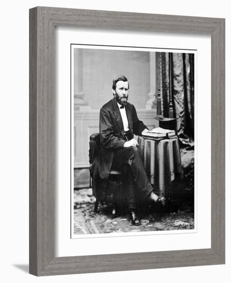 Ulysses S Grant, 18th President of the United States, C1869-MATHEW B BRADY-Framed Giclee Print