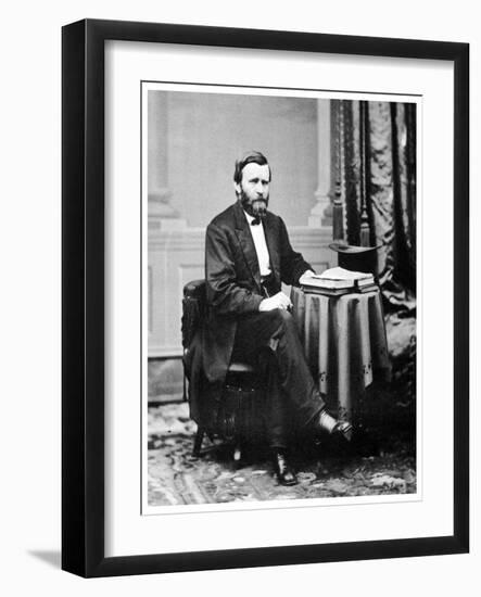 Ulysses S Grant, 18th President of the United States, C1869-MATHEW B BRADY-Framed Giclee Print