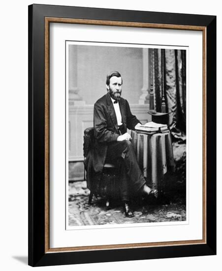 Ulysses S Grant, 18th President of the United States, C1869-MATHEW B BRADY-Framed Giclee Print