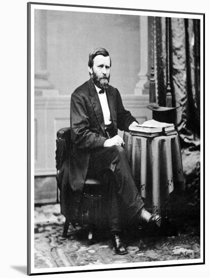 Ulysses S Grant, 18th President of the United States, C1869-MATHEW B BRADY-Mounted Giclee Print