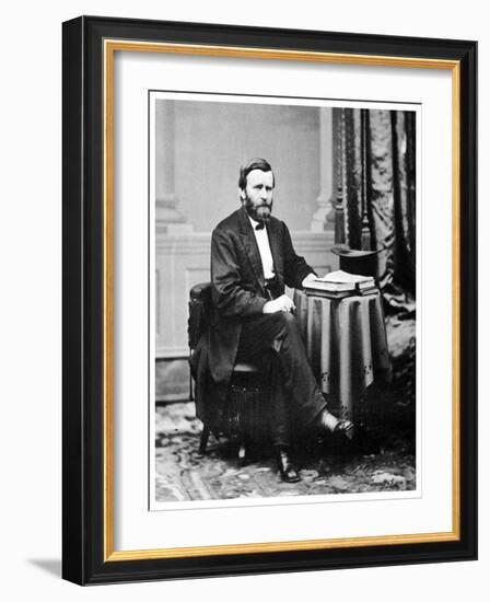 Ulysses S Grant, 18th President of the United States, C1869-MATHEW B BRADY-Framed Giclee Print