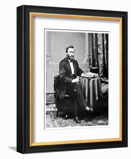 Ulysses S Grant, 18th President of the United States, C1869-MATHEW B BRADY-Framed Giclee Print