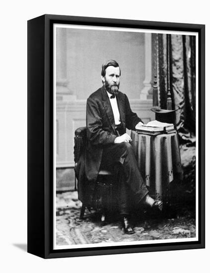 Ulysses S Grant, 18th President of the United States, C1869-MATHEW B BRADY-Framed Premier Image Canvas