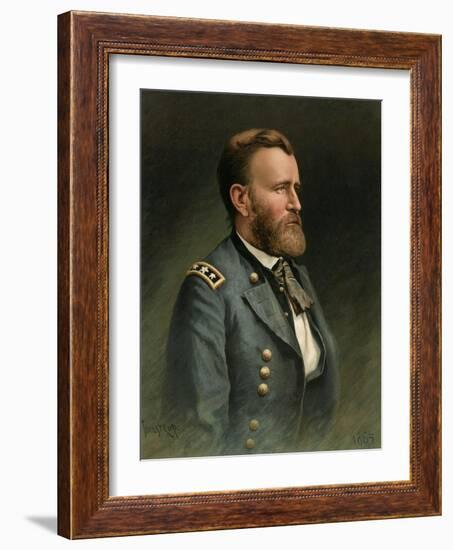 Ulysses S. Grant, 18th U.S. President-Science Source-Framed Giclee Print