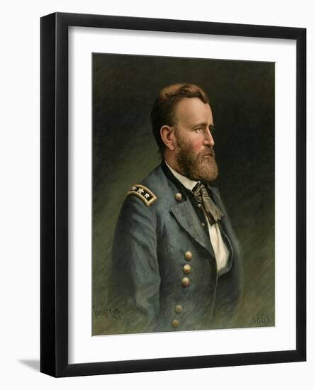 Ulysses S. Grant, 18th U.S. President-Science Source-Framed Giclee Print