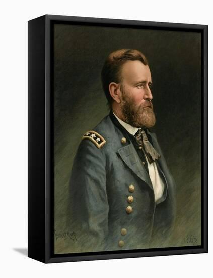 Ulysses S. Grant, 18th U.S. President-Science Source-Framed Premier Image Canvas