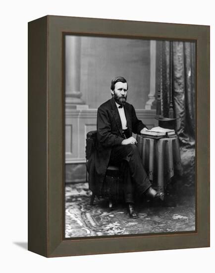 Ulysses S. Grant, 18th U.S. President-Science Source-Framed Premier Image Canvas