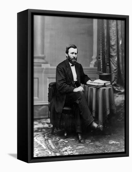 Ulysses S. Grant, 18th U.S. President-Science Source-Framed Premier Image Canvas