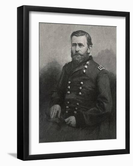 Ulysses S Grant American Civil War General and Later President-null-Framed Photographic Print