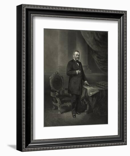 Ulysses S. Grant August 6, 1885-Stocktrek Images-Framed Art Print