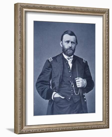 Ulysses Simpson Grant-Mathew Brady-Framed Photographic Print