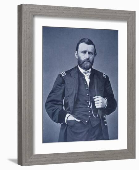 Ulysses Simpson Grant-Mathew Brady-Framed Photographic Print