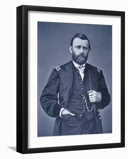 Ulysses Simpson Grant-Mathew Brady-Framed Photographic Print