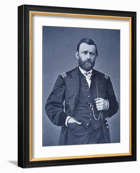 Ulysses Simpson Grant-Mathew Brady-Framed Photographic Print